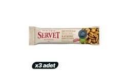 3'lü Servet Yer Fıstığı Krokan Bar 20 g Paketi