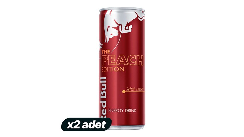 2'li Red Bull Enerji İçeceği Şeftali 250 ml Paketi