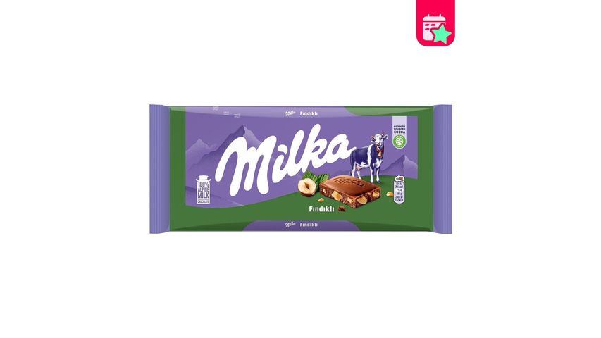 Milka Hazelnut Tablet Chocolate 80 g