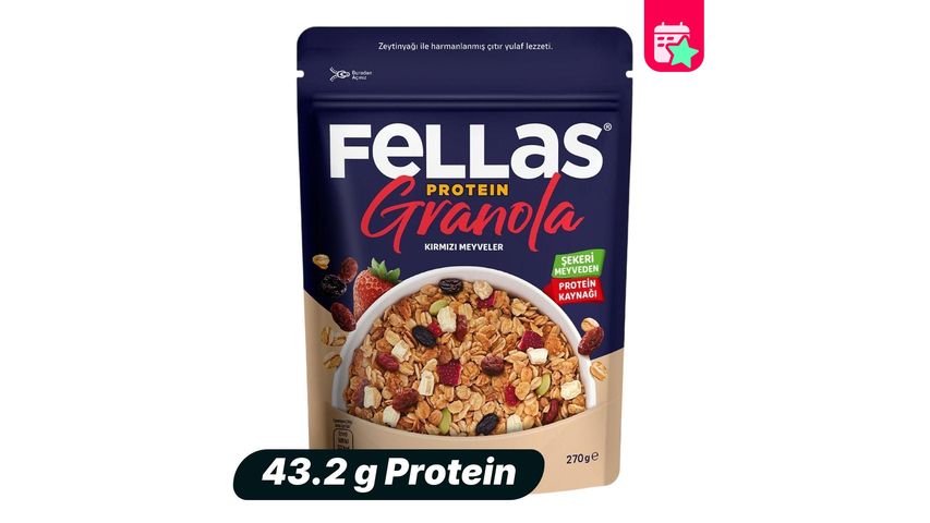 Fellas Red Fruits Protein Granola 270 g