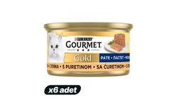 6'lı Purina Gourmet Gold Kıyılmış Hindili Yaş Kedi Maması 85 g Paketi