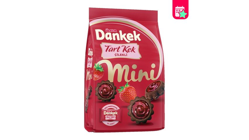 Ülker Dankek Mini Strawberry Tart Cake 150 g
