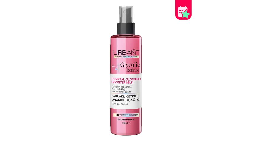 Urban Care Gloss Glycolic Retinol Shine-Enhancing Hair Milk 200 ml