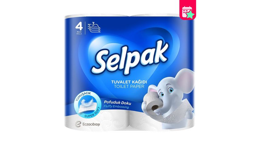 Selpak ® Toilet Paper 4 pcs
