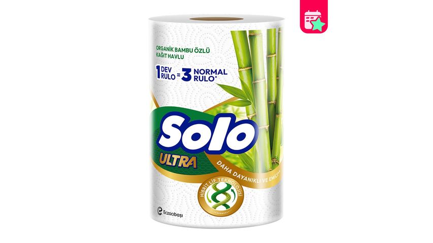 Solo Ultra Paper Towels Giant Roll 1=3