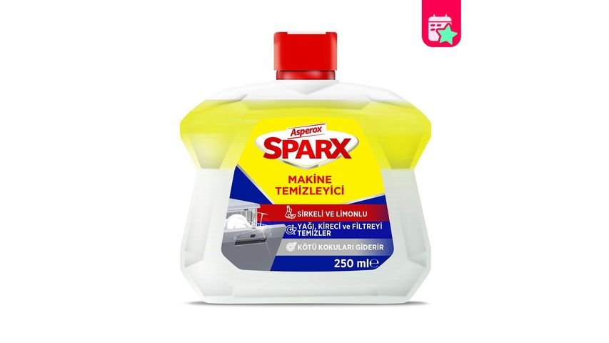 Asperox Sparx Dishwasher Cleaner Vinegar & Lemon 250 ml