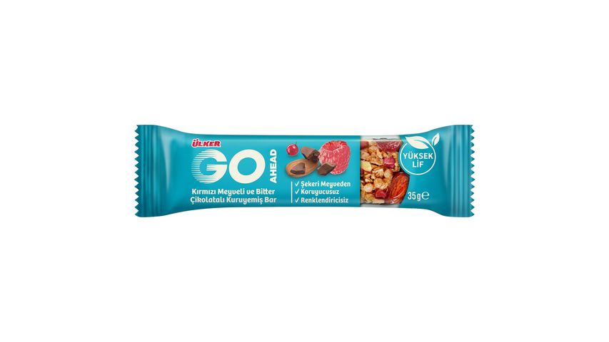 Ülker Go Ahead Kırmızı Meyveli Kuruyemiş Bar 35 g