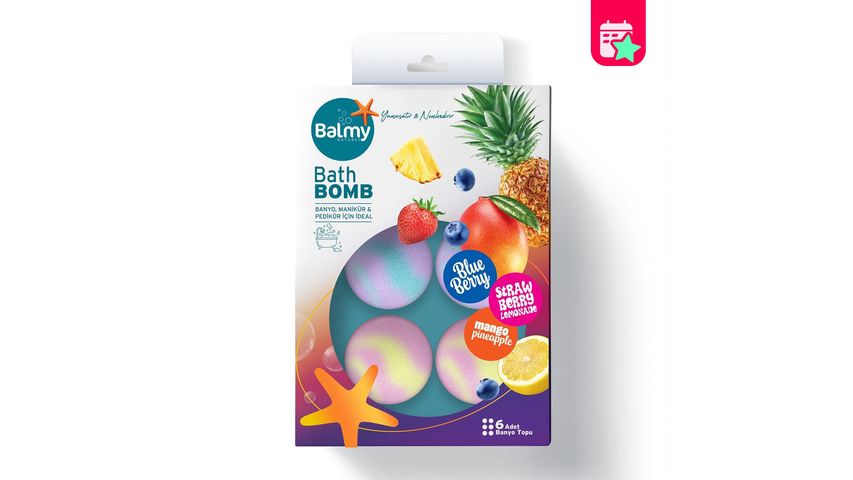 Balmy Bath Bomb 6 Pieces 240 g