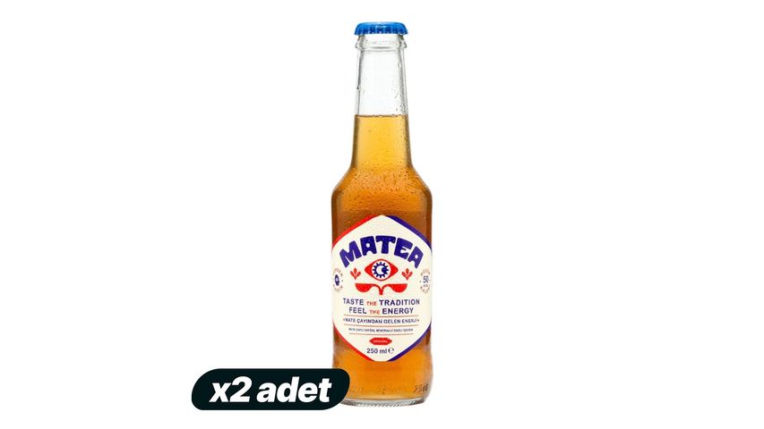 2'li Matea Mate Çaylı Doğal Mineralli Gazlı İçecek 250 ml Paketi