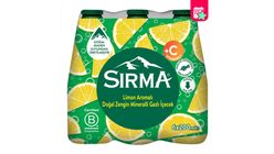 Sırma Natural Sparkling Water with Vitamin C, Lemon Flavored 6 x 200 ml