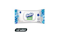 2x Solo Ocean Fresh Wet Wipes 90 Count Bundle