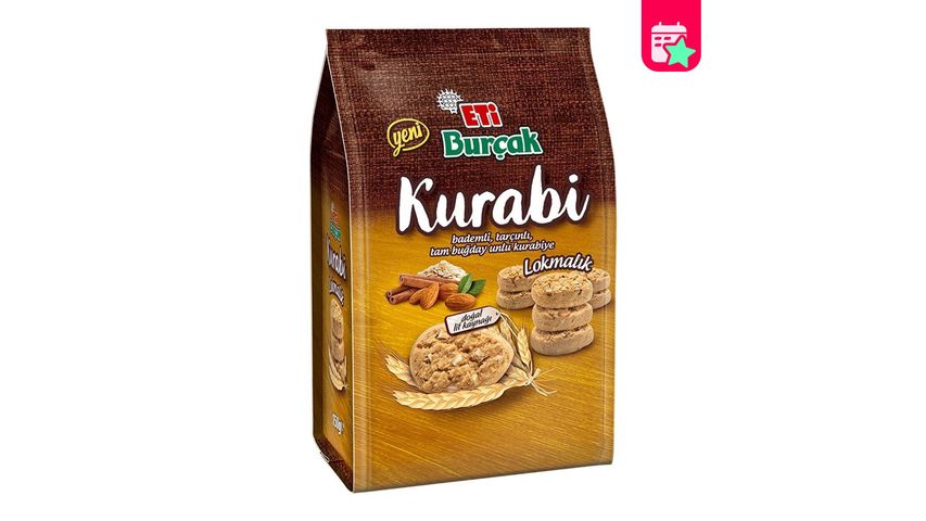 Eti Burçak Kurabi Bag Almond Mini Cookies 150 g