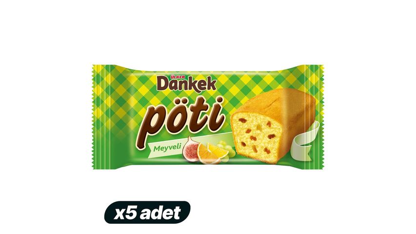 5x Ülker Dankek Pöti Muffin Fruit Bundle