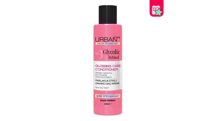 Urban Care Gloss Glycolic Retinol Shine-Enhancing Repair Hair Conditioner 250 ml