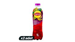 2'li Lipton Ice Tea Mango & Egzotik Karışık Meyve Aromalı Soğuk Çay 1 L Paketi