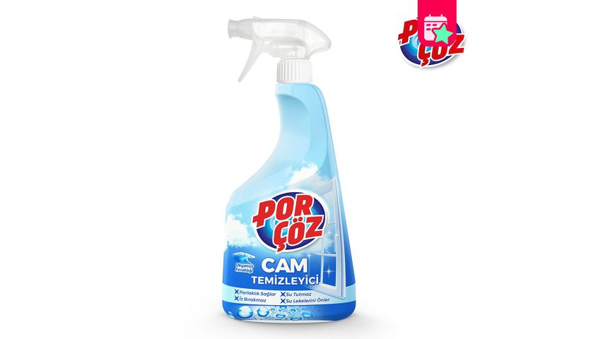 Porçöz Glass Cleaner Spray 500 ml
