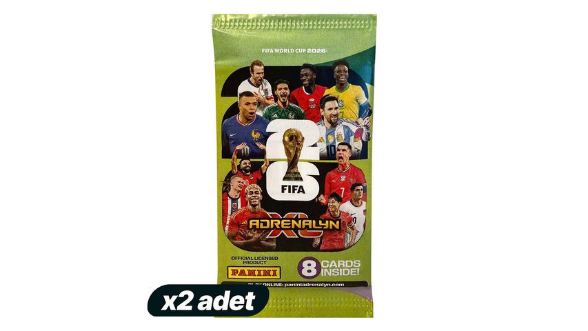 2x Panini World Cup 2026 Adrenalyn XL Trading Card 8 Pieces Bundle
