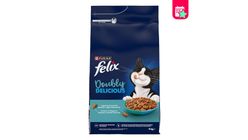 Felix Doubly Delicious Double Flavor Fish Dry Cat Food 4 kg
