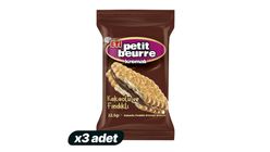 3x Eti Petit Beurre Cocoa Hazelnut Cream Biscuits 22.5 g Bundle