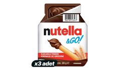 3'lü Nutella & Go Kakaolu Fındık Kreması & Grissini 28 g Paketi