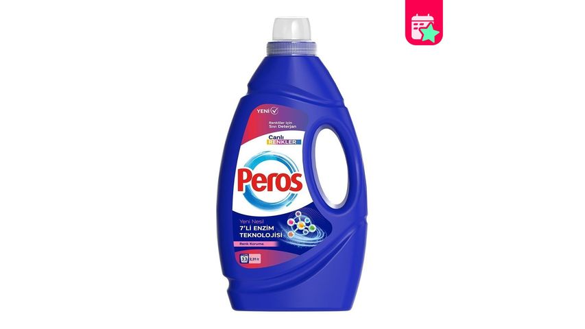 Peros Bright Colors Stain-Fighting Laundry Detergent 2.31 L