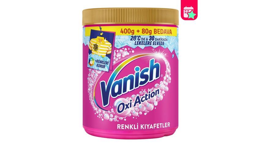 Vanish Kosla Color Stain Remover & Detergent Booster Powder 480 g
