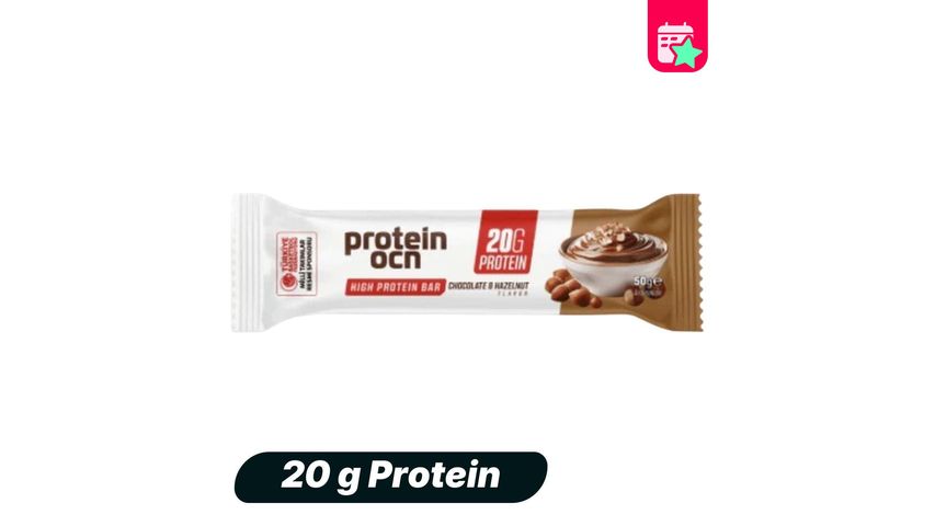 Protein Ocn Chocolate & Hazelnut Flavored High Protein Bar 50 g