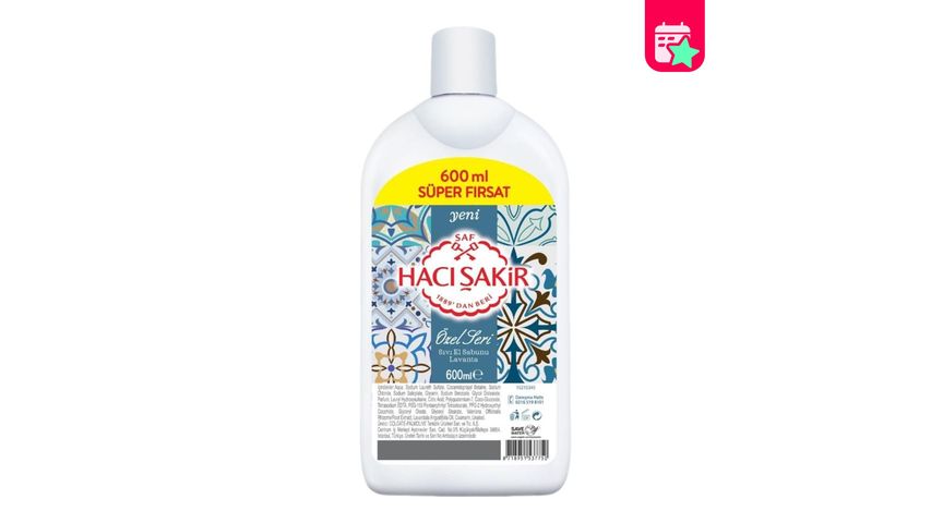 Hacı Şakir Special Series Liquid Hand Soap 600 ml