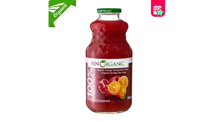 BenOrganic Organic Orange & Pomegranate Juice 946 ml