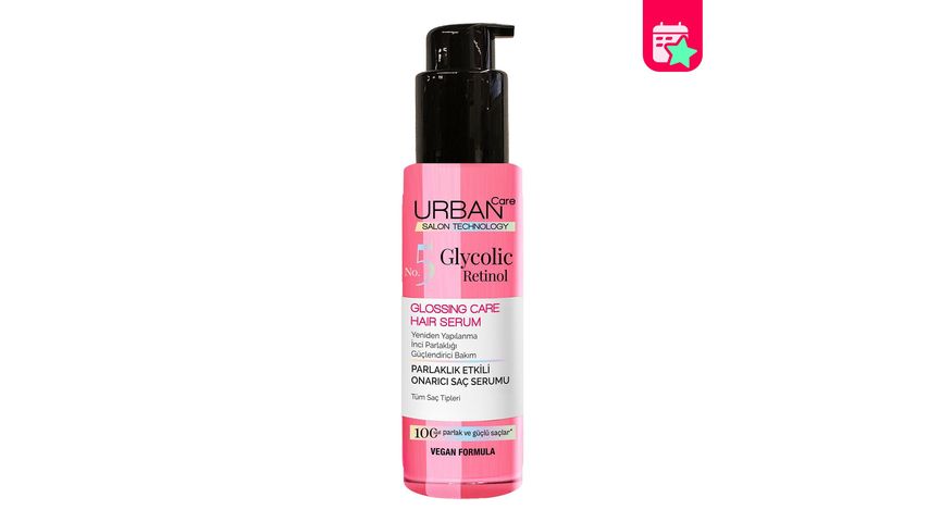 Urban Care Gloss Glycolic Retinol Shine-Enhancing Repair Hair Serum 100 ml