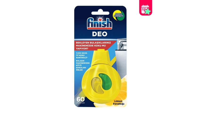 Finish Dishwasher Anti-Odor Lemon Fresh 60 Washes