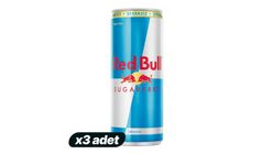 3x Red Bull Energy Drink Sugarfree 250 ml Bundle