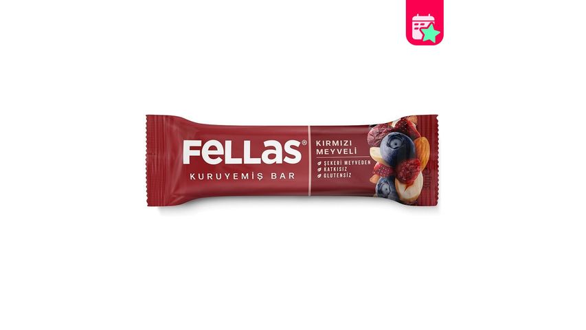 Fellas Red Fruit Nut Bar 30 g