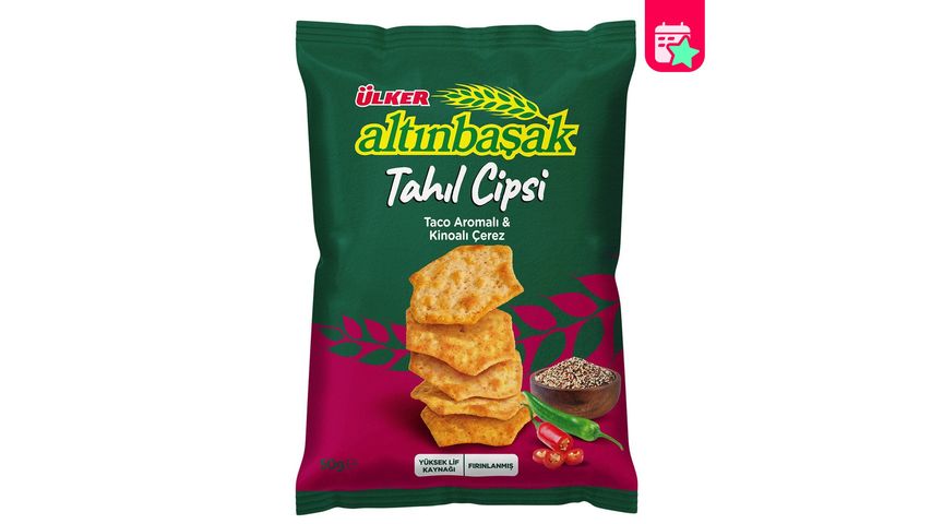 Ülker Altınbaşak Taco Flavored & Quinoa Snack 50 g