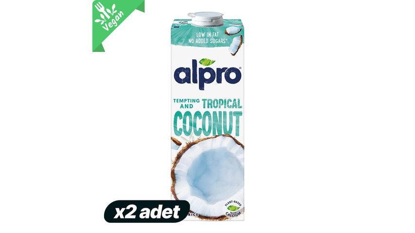 2x Alpro Coconut Drink 1 L Bundle