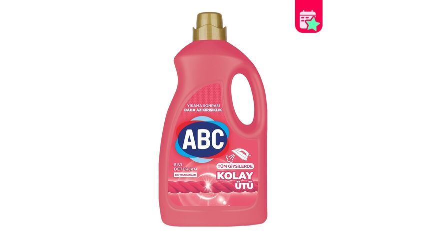 ABC Liquid Laundry Detergent Easy Iron 3 L