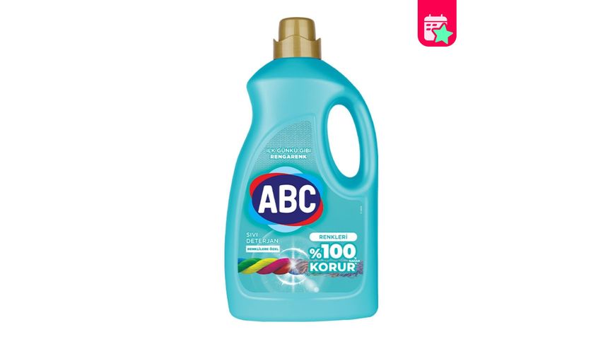 ABC Liquid Detergent for Colors 3 L