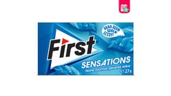 First Sensations Mint Flavored Sugar-Free Chewing Gum 27 g