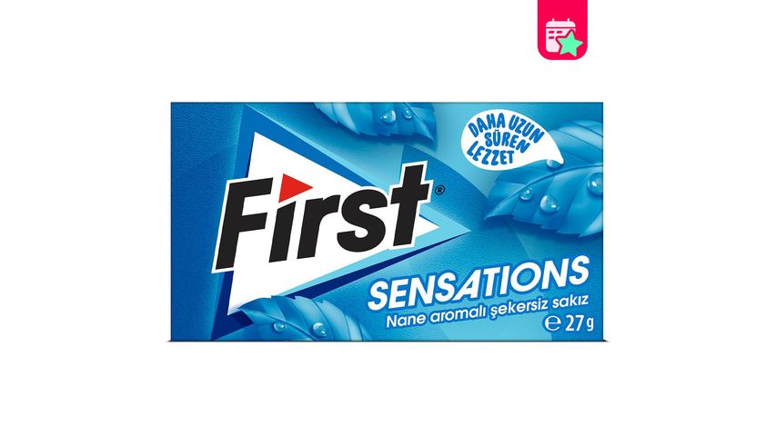 First Sensations Mint Flavored Sugar-Free Chewing Gum 27 g
