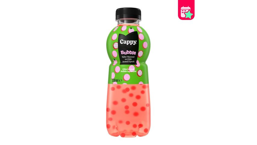 Cappy Bubble Dragon Fruit & Strawberry 330 ml