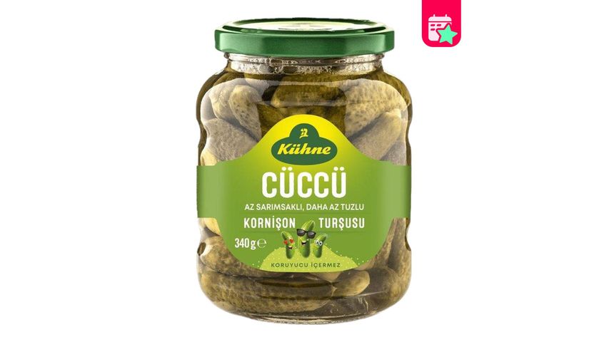 Kühne Cüccü Gherkin Pickle 340 g
