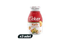 3'lü Eker Şeftali & Kayısı Kefir 200 ml Paketi