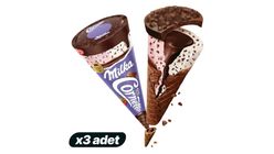 3x Algida Cornetto Disc Milka Bundle