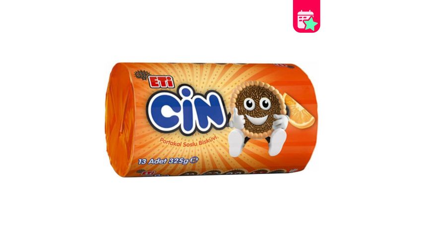 Eti Gin Orange Biscuits 325 g