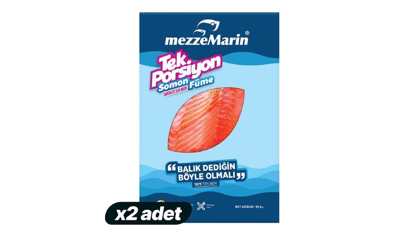 2'li Mezzemarin Somon Füme 55 g Paketi