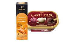 Algida Carte d'Or Classic Extra Vişne, Bitter Çikolata & Kaymak 850 ml & Tchibo Cafissimo Espresso Caramel 10'lu Kapsül Kahve Paketi