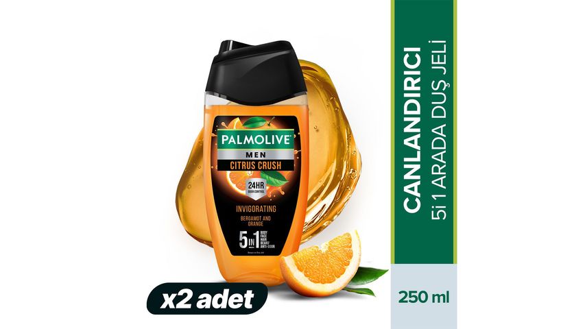 2'li Palmolive Men Citrus Fresh Duş Jeli 250 ml Paketi