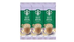 3x Starbucks White Mocha 24 g Bundle