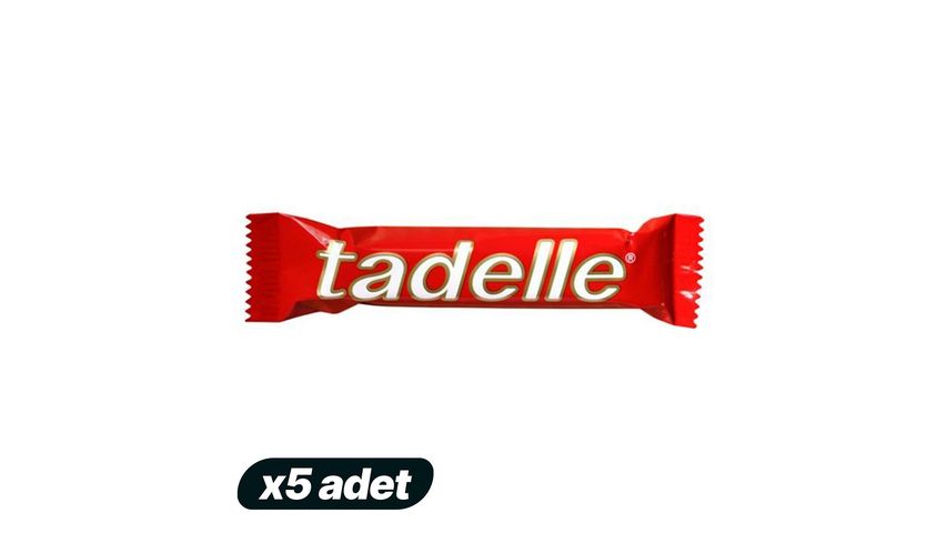 5x Tadelle Milk Chocolate with Hazelnut Filling 30 g Bundle