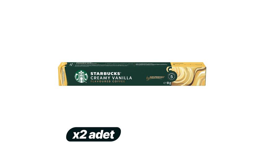 2'li Starbucks Vanilya Aromalı Kapsül Kahve 51 g Paketi